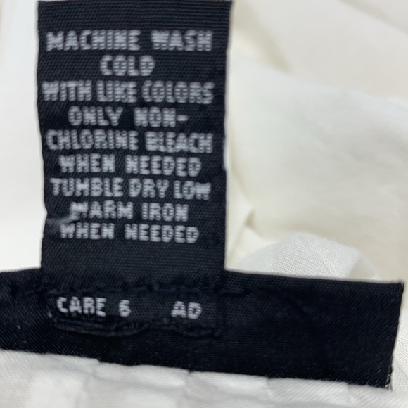 Alfani White Lace Trim Blouse top cottagecore romantic feminine size 8 - Picture 5 of 5